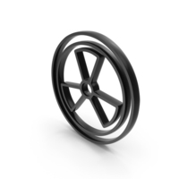 Black Radiation Icon PNG & PSD Images