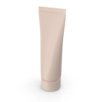 Beige Cosmetic Tube Mockup PNG & PSD Images