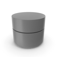 Grey Cosmetic Jar PNG & PSD Images