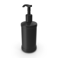 Black Soap Pump Bottle PNG & PSD Images
