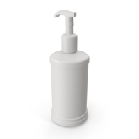 White Soap Pump Bottle PNG & PSD Images