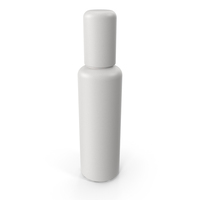 White Cosmetic Bottle PNG & PSD Images