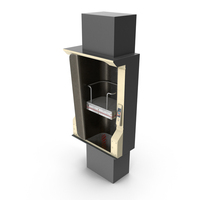 Sci-Fi Passenger Elevator Open Platform PNG & PSD Images