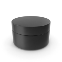 Black Cream jar PNG & PSD Images