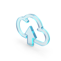 Glass Cloud Upload Icon PNG & PSD Images