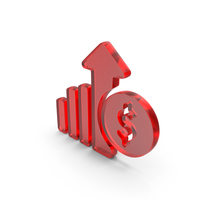 Dollar Profit Icon Glass PNG & PSD Images