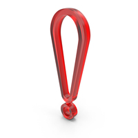 Exclamation Mark Icon Glass PNG & PSD Images