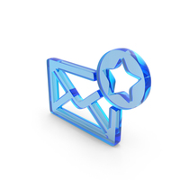 Mail Important File Icon Glass PNG & PSD Images