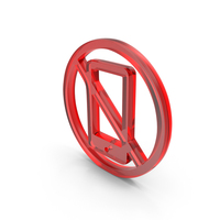 Glass No Mobile Phone Icon PNG & PSD Images