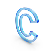 Glass Alphabet C Outline Icon PNG & PSD Images