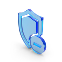 Glass Remove Shield Icon PNG & PSD Images
