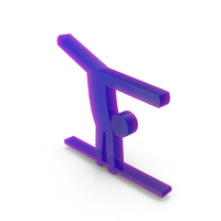 Glass Gymnastics Icon PNG & PSD Images