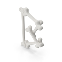 Cartoon Bones Letter B PNG & PSD Images