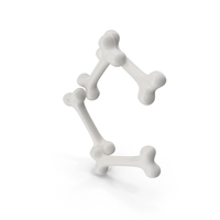 Cartoon Bones Letter C PNG & PSD Images