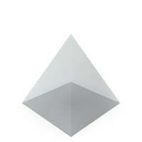 Glass Square Pyramid PNG & PSD Images