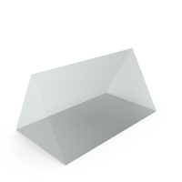 Glass Triangular Prism PNG & PSD Images