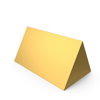 Gold Triangular Prism PNG & PSD Images