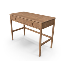 Wes 2 Drawer Desk PNG & PSD Images
