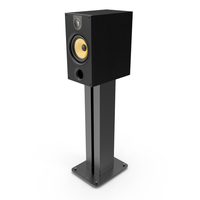 Bowers & Wilkins 685 S2 Black Ash on STAV 24 S2 Black PNG & PSD Images