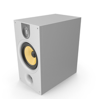 Bowers & Wilkins 685 S2 White PNG & PSD Images
