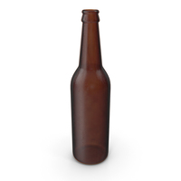 Glass Beer Bottle Empty PNG & PSD Images