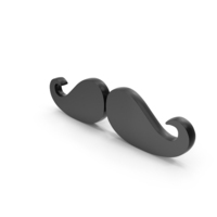 Black Man Mustache Icon PNG & PSD Images
