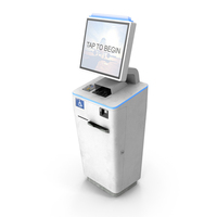Self Check In Kiosk Type ON Dirty PNG & PSD Images