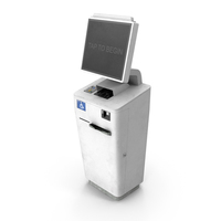 Self check in kiosk Type  OFF Dirty PNG & PSD Images