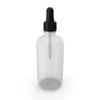 Empty Cosmetic Dropper Bottle PNG & PSD Images
