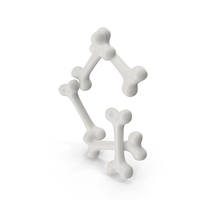Cartoon Bones Letter G PNG & PSD Images