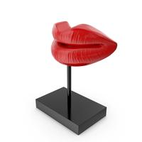Figurine Red Lips PNG & PSD Images