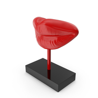 Figurine Red Lips PNG & PSD Images