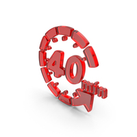 Glass 40 Minutes Refresh Icon PNG & PSD Images