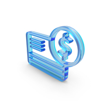 Glass Account Balance Card Icon PNG & PSD Images