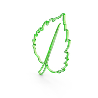 Glass Tree Leaf Outline Icon PNG & PSD Images
