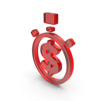 Glass Time Is Money Icon PNG & PSD Images
