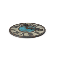 Wall Clock Loft Style 80 PNG & PSD Images