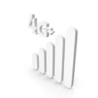 4G Network Signal Icon PNG & PSD Images