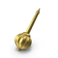 Golden Mace Weapon PNG & PSD Images