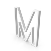 Out Line English Alphabet M Icon PNG & PSD Images