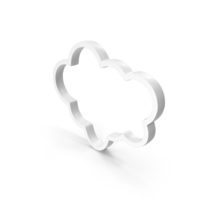 Out Line Cloud Icon PNG & PSD Images