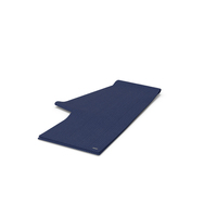 Folded Blue Scarf PNG & PSD Images