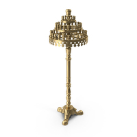 Church Brass Candle Holder PNG & PSD Images