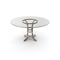 Tempe Round Metal Dining Table PNG & PSD Images