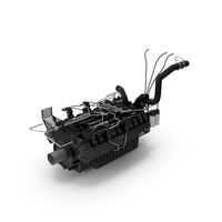 Engine for Industrial Diesel Generator PNG & PSD Images
