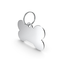 Dog Collar Tag Chrome PNG & PSD Images