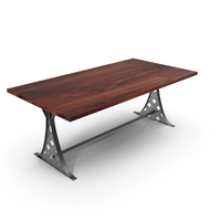 Quatre Dining Table in the Industrial Style PNG & PSD Images