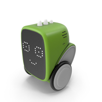 Green Small Cute Robot Toy PNG & PSD Images