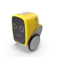 Yellow Small Cute Robot Toy PNG & PSD Images