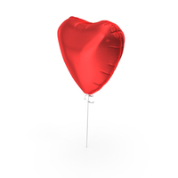 Red Heart Balloon PNG & PSD Images